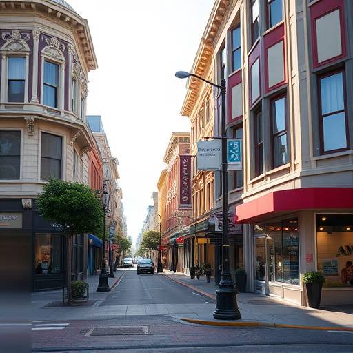 A vibrant street corner in the SoMa district of San Francisco