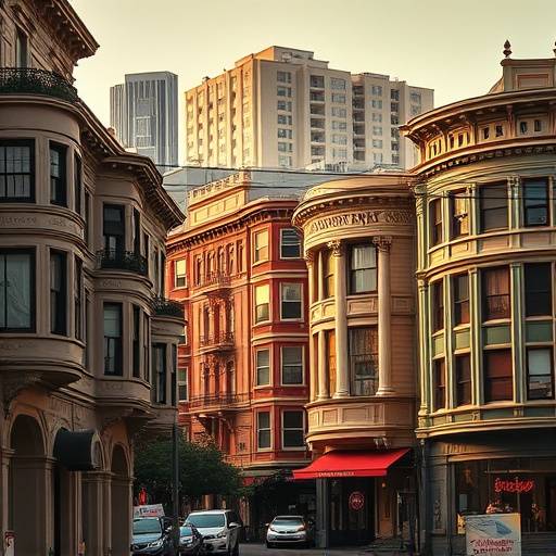 Historic buildings in the Fillmore District