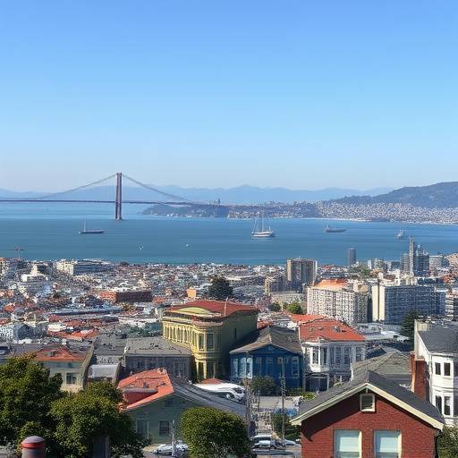 View of Bayview-Hunters Point with the bay in the background